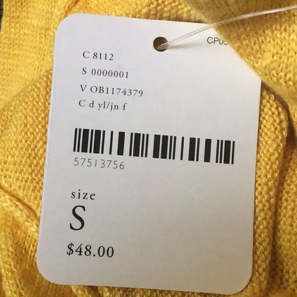 Free People Cloud Nine Yellow Knit Tunic Tank Top NEW - Picture 13 of 15